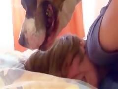 Erotic And Sex Moments Of My Wife With Her Dog