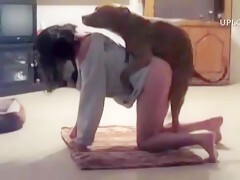 My horny housewife likes to fuck her venous cock