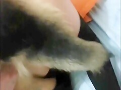 Slim Brunette With Long Legs Shows Her Shaved Pussy